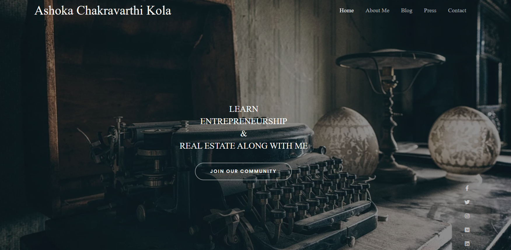 Real Estate Blog Website