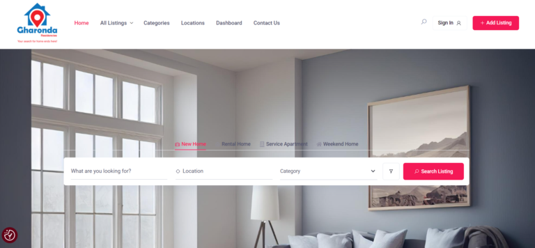 Real Estate Listing Website